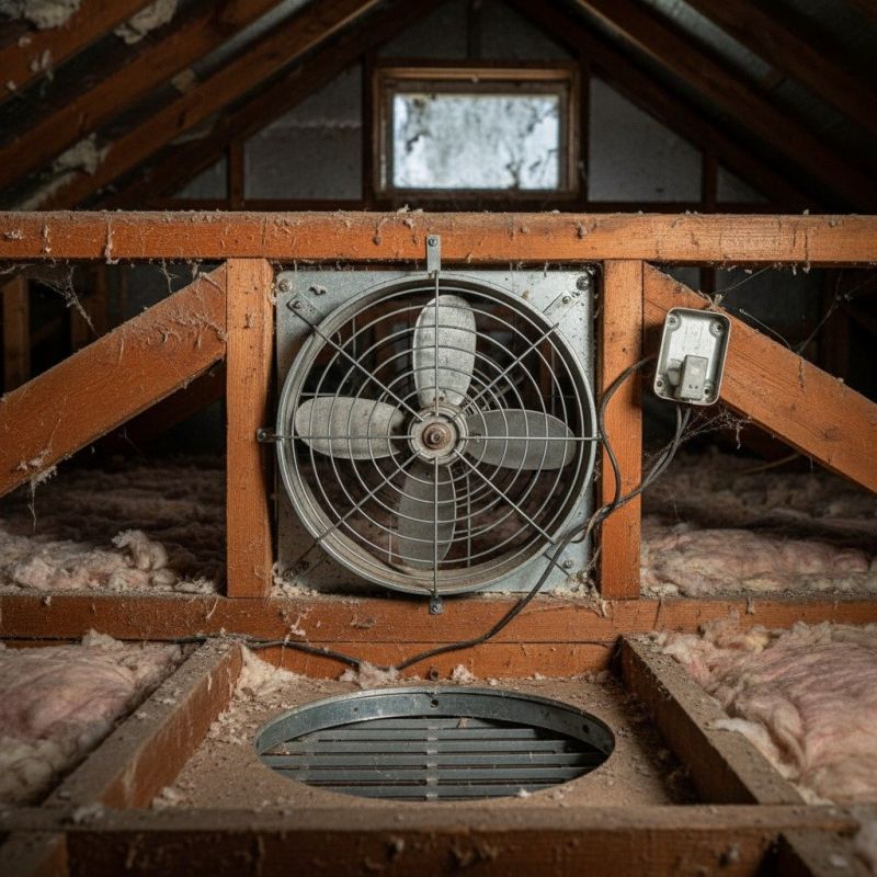 Attic Turbine Installation in Provo, UT