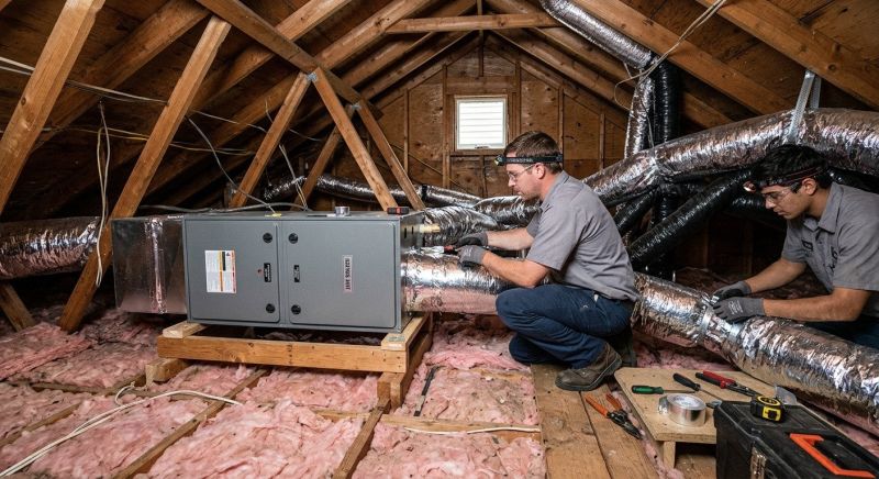 Attic Furnace Installation in Monmouth County, NJ