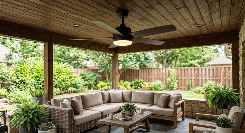 Exterior Fan Installation in Conroe, TX